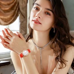 Thumbnail Đồng Hồ Nữ I&W Carnival 593L1 Chính Hãng Full Box Chống Nước Kính Saphire Chống Xước Dây Da Cao Cấp (Máy Pin-Quartz) 4