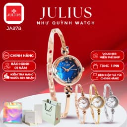 Thumbnail Đồng hồ nữ Ja-878 Julius Hàn Quốc chính hãng Mặt size 2,3cm dây thép (4 màu) 1