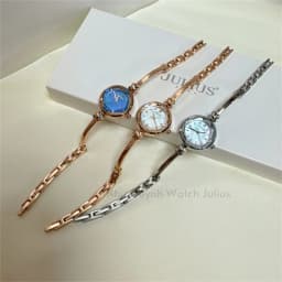 Thumbnail Đồng hồ nữ Ja-878 Julius Hàn Quốc chính hãng Mặt size 2,3cm dây thép (4 màu) 2