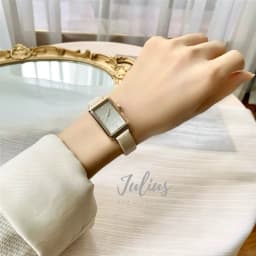 Thumbnail Đồng hồ nữ Ja-941 Julius Hàn Quốc Mặt size 2,1 x 3cm dây da ( 3 màu) 4