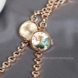 Thumbnail Đồng hồ nữ Julius Chính hãng Hàn Quốc Ja-1171 Mặt size 2,3cm dây thép (4 màu) 3
