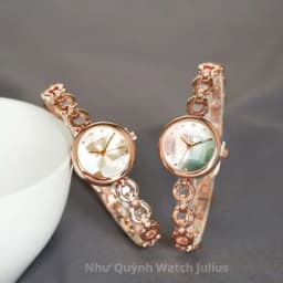 Thumbnail Đồng hồ nữ Julius Chính hãng Hàn Quốc Ja-1171 Mặt size 2,3cm dây thép (4 màu) 4