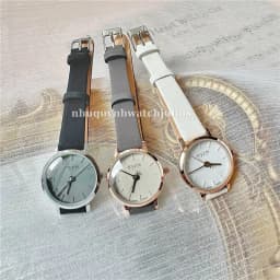 Thumbnail Đồng hồ nữ Julius Hàn Quốc Ja-963 size mặt 2,6cm dây da ( Trắng, Xám, Đen) 2