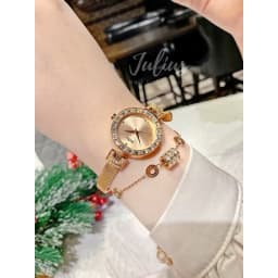 Thumbnail Đồng hồ nữ Julius Hàn Quốc Ja-491 size mặt 2,8cm dây thép (Đồng hồng) 2