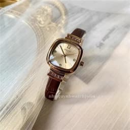 Thumbnail Đồng hồ nữ Julius Hàn Quốc Ja-863 size mặt 2,8cm dây da (Nâu) 4