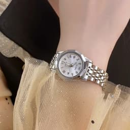Thumbnail Đồng hồ nữ OLEVS 9931 chính hãng dây đeo bằng thép không gỉ có lịch phát sáng chống thấm nước 2