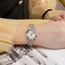 Thumbnail Đồng hồ nữ OLEVS 9931 chính hãng dây đeo bằng thép không gỉ có lịch phát sáng chống thấm nước 3
