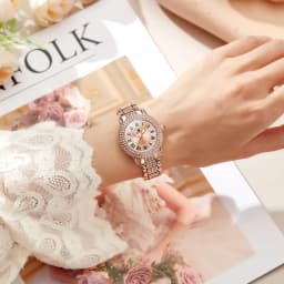 Thumbnail Đồng hồ nữ OLEVS 9943 chính hãng dây đeo thép không gỉ có lịch phát sáng chống thấm nước 2