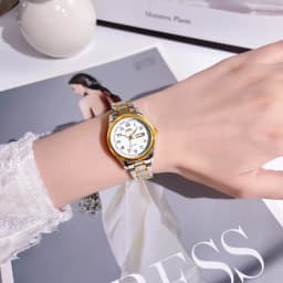 Thumbnail Đồng hồ nữ OPK 8110 chính hãng dây đeo bằng thép không gỉ có lịch phát sáng chống thấm nước 2