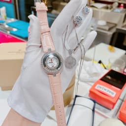 Thumbnail Đồng Hồ Nữ Royal Crown 3628 Dây Da Hồng Chính Hãng Đẹp Dịu Dàng Nữ Tính 4