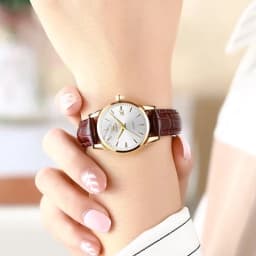 Thumbnail Đồng Hồ OLEVS 6898 Chống Thấm Nước Kiểu Dáng Thời Trang Cho Nữ dây da đẹp giá rẻ 2