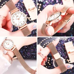 Thumbnail Đồng Hồ OPK 8115 Chính Hãng Dành Cho Nữ Chống Nước Dây Kim Loại Thép Không Gỉ Giá Rẻ Mặt Nhỏ Đẹp Hàn Quốc 4