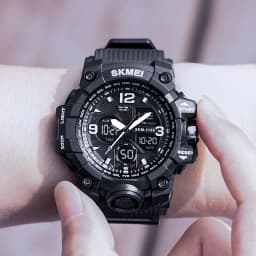 Thumbnail Đồng hồ quân sự chống nước điện tử kỹ thuật số thể thao nam SKMEI 5ATM 3