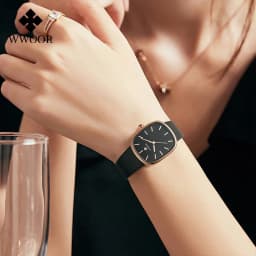 Thumbnail Đồng Hồ Quartz Chống Thấm Nước Kiểu Dáng Sang Trọng Cho Nữ WWOOR 8881 2