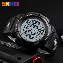 Thumbnail Đồng hồ SKMEI 1258 phiên bản thể thao chống nước tốt kiểu dáng hiện đại thời trang dành cho nam 2