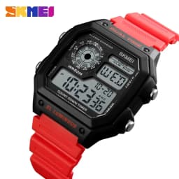 Thumbnail Đồng Hồ SKMEI 1299 Dạng Kĩ Thuật Số Có Đèn Nền Led Chống Thấm Nước Phong Cách Thể Thao Cho Nam 3