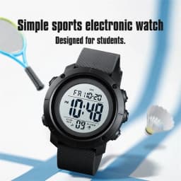 Thumbnail Đồng hồ SKMEI 1426 kĩ thuật số chống thấm nước có đèn nền led phong cách thể thao cho nam 2
