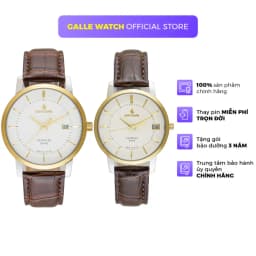 Thumbnail Đồng hồ Sunflame Watch Twilight MJOS00-B mặt kính Sapphire chống xước, chống nước 5 ATM, dây da đeo tay mẫu đôi nam nữ 1
