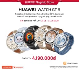 Thumbnail Đồng Hồ Thông Minh HUAWEI WATCH GT5 Series Tính Năng Chạy Bộ Và Đạp Xe Mới | Thiết Kế Góc Cạnh | Thời Lượng 2 Tuần 1