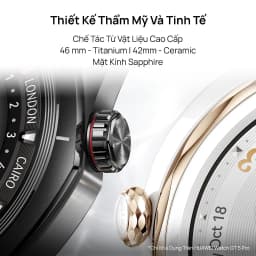 Thumbnail Đồng Hồ Thông Minh HUAWEI WATCH GT5 Series Tính Năng Chạy Bộ Và Đạp Xe Mới | Thiết Kế Góc Cạnh | Thời Lượng 2 Tuần 4