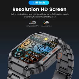 Thumbnail Đồng hồ thông minh LIGE đa chức năng theo dõi sức khoẻ kết nối bluetooth thích hợp cho điện thoại iOS Android 2