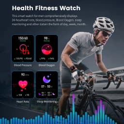 Thumbnail Đồng hồ thông minh LIGE đa chức năng theo dõi sức khoẻ kết nối bluetooth thích hợp cho điện thoại iOS Android 4