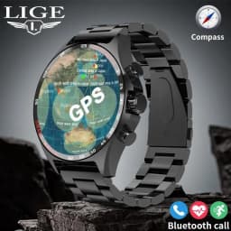 Thumbnail Đồng Hồ Thông Minh lige Có La Bàn gps Kết Nối bluetooth Chống Thấm Nước Cho Nam 1
