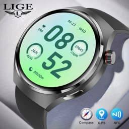 Thumbnail Đồng hồ thông minh LIGE kết nối bluetooth 1.6 inches có chức năng nghe gọi 1