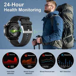 Thumbnail Đồng hồ thông minh LIGE kết nối bluetooth 1.6 inches có chức năng nghe gọi 3