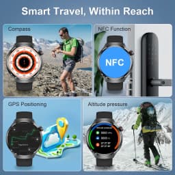 Thumbnail Đồng hồ thông minh LIGE kết nối bluetooth 1.6 inches có chức năng nghe gọi 4