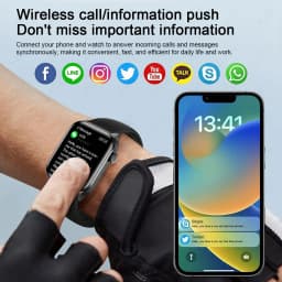 Thumbnail Đồng hồ thông minh LIGE Nam Theo dõi sức khỏe chống nước Cuộc gọi Bluetooth Theo dõi sức khỏe 2