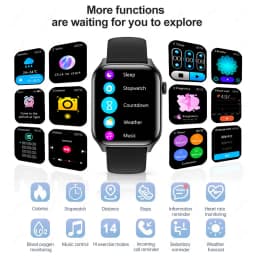 Thumbnail Đồng hồ thông minh LIGE Nam Theo dõi sức khỏe chống nước Cuộc gọi Bluetooth Theo dõi sức khỏe 3