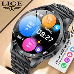 Thumbnail Đồng hồ thông minh LIGE Nam Bluetooth IP68 Theo dõi thể thao chống nước Nhịp tim 1