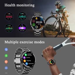 Thumbnail Đồng hồ thông minh LIGE Nam Cuộc gọi Bluetooth Thể thao chống nước Theo dõi sức khỏe Màn hình cảm ứng toàn diện 4