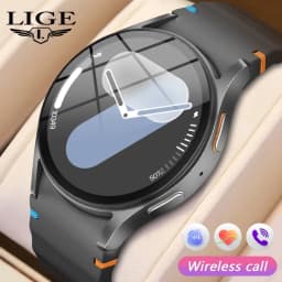 Thumbnail Đồng hồ thông minh LIGE Nam Cuộc gọi Bluetooth 1,5 inch Theo dõi sức khỏe chống nước Nhiều chế độ thể thao 1