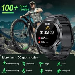 Thumbnail Đồng hồ thông minh LIGE Nam chính hãng 1,53 Inch Thể thao chống nước Cuộc gọi Bluetooth Giám sát oxy trong máu 4