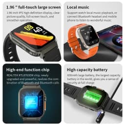 Thumbnail Đồng hồ thông minh nam LIGE 600mah cuộc gọi bluetooth màn hình cảm ứng đầy đủ chống thấm nước 2
