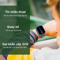 Thumbnail Đồng hồ thông minh trẻ em VALDUS M89 Lắp sim nghe gọi video độc lập định vị chống nước bảo hành 1năm 3