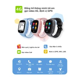 Thumbnail Đồng hồ thông minh trẻ em Valdus VT30 Kid 4G watch video call định vị chính hãng bảo hành trong 1năm 2