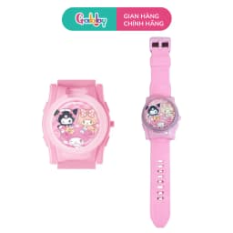 Thumbnail Đồng Hồ Trẻ Em Mặt Xoay 360° Các Nhân Vật Hoạt Hình SpiderMan, Kuromi, Melody, Frozen, Doraemon 3