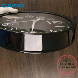 Thumbnail Đồng hồ treo tường Casio IQ-05-1DF đen ( đường kính 25cm) 2