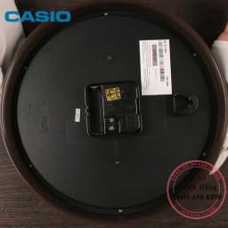 Thumbnail Đồng hồ treo tường Casio IQ-151-5DF vỏ nâu ( đường kính 25cm) 4