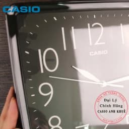 Thumbnail Đồng hồ treo tường Casio IQ-06-1DF đen ( cỡ ngang 25cm) 3