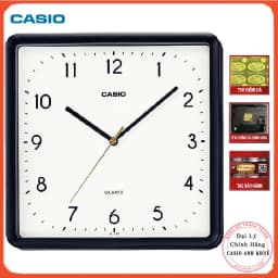 Thumbnail Đồng hồ treo tường Casio vuông IQ-152-1DF vỏ đen ( cỡ 25cm) 1