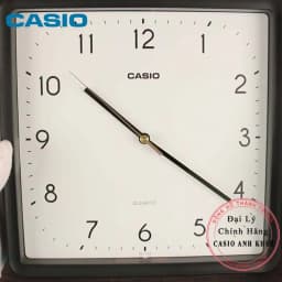 Thumbnail Đồng hồ treo tường Casio vuông IQ-152-1DF vỏ đen ( cỡ 25cm) 2