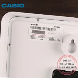 Thumbnail Đồng hồ treo tường vuông Casio IQ-06-7DF trắng ( cỡ ngang 25cm) 4