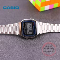 Thumbnail Đồng hồ Unisex Casio Vintage A158WA-1DF dây kim loại 1