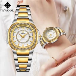 Thumbnail Đồng hồ WWOOR chống thấm nước kiểu dáng sang trọng cho nữ 8874 3