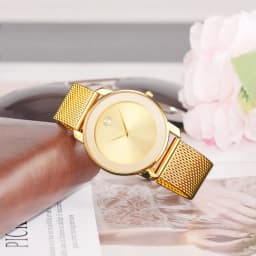 Thumbnail Đồng Hồ Wwoor Top Dây Thép Không Gỉ Siêu Mỏng Kiểu Dáng Cổ Điển Đơn Giản Cho Nữ-8889L 2