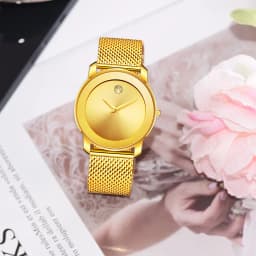 Thumbnail Đồng Hồ Wwoor Top Dây Thép Không Gỉ Siêu Mỏng Kiểu Dáng Cổ Điển Đơn Giản Cho Nữ-8889L 3